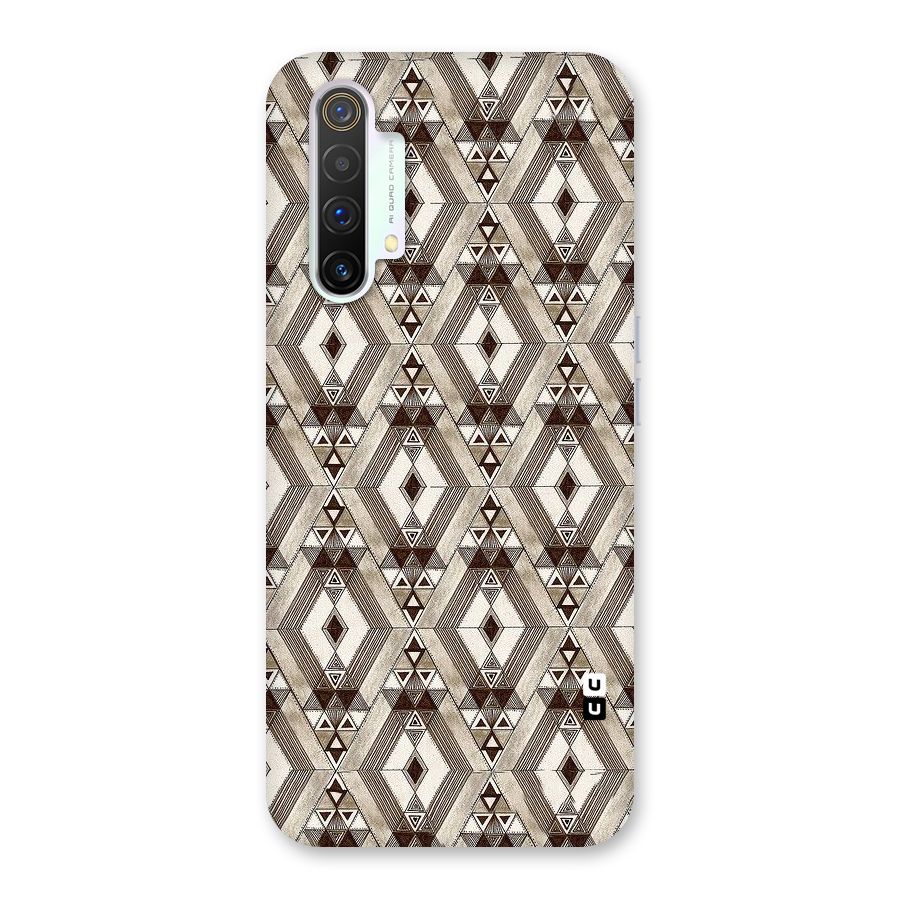 Brown Abstract Design Back Case for Realme X3 SuperZoom