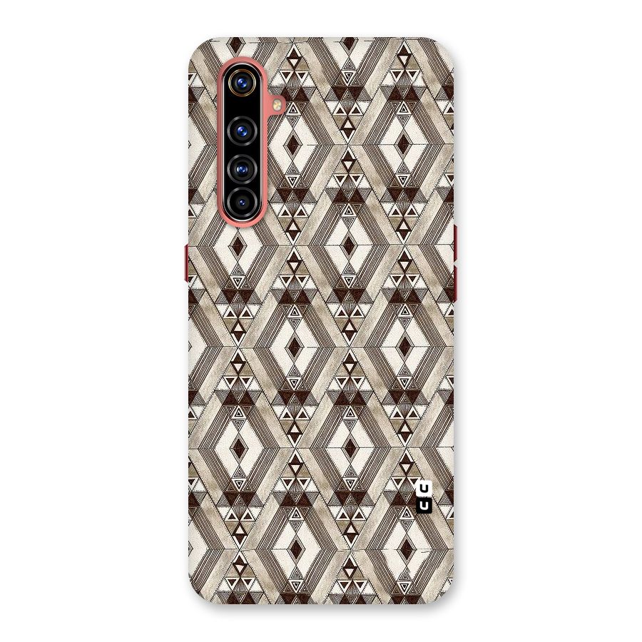 Brown Abstract Design Back Case for Realme X50 Pro