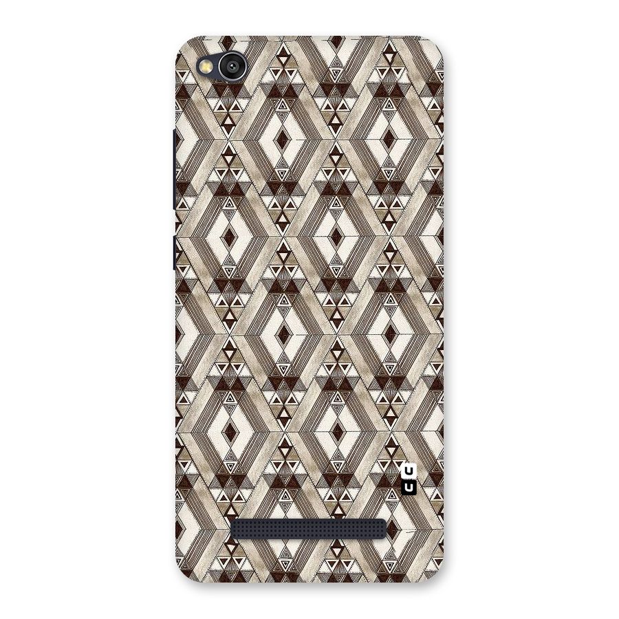 Brown Abstract Design Back Case for Redmi 4A
