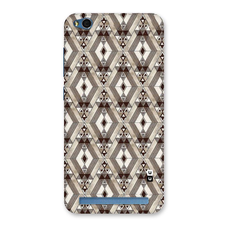 Brown Abstract Design Back Case for Redmi 5A