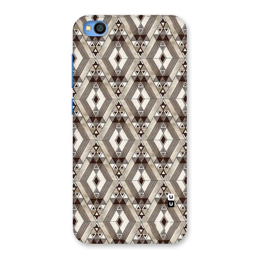 Brown Abstract Design Back Case for Redmi Go