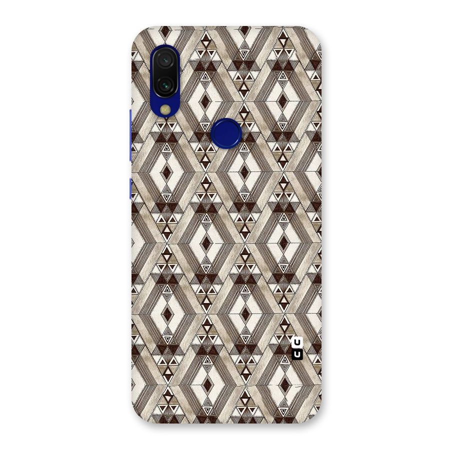 Brown Abstract Design Back Case for Redmi Y3