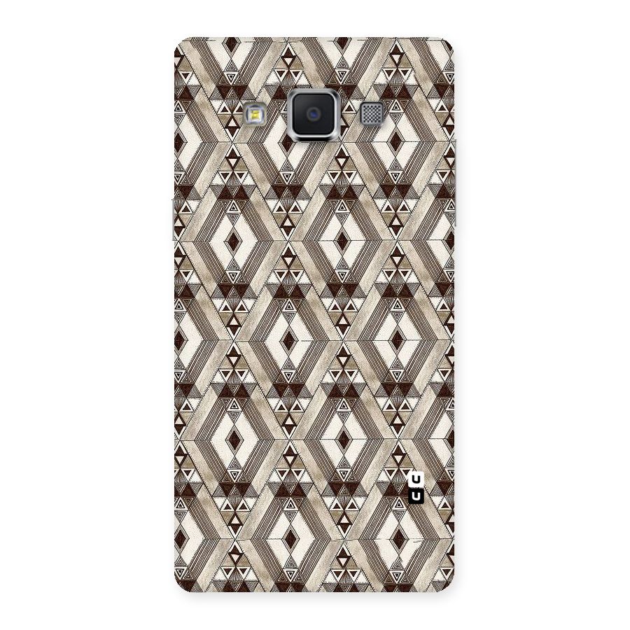 Brown Abstract Design Back Case for Samsung Galaxy A5