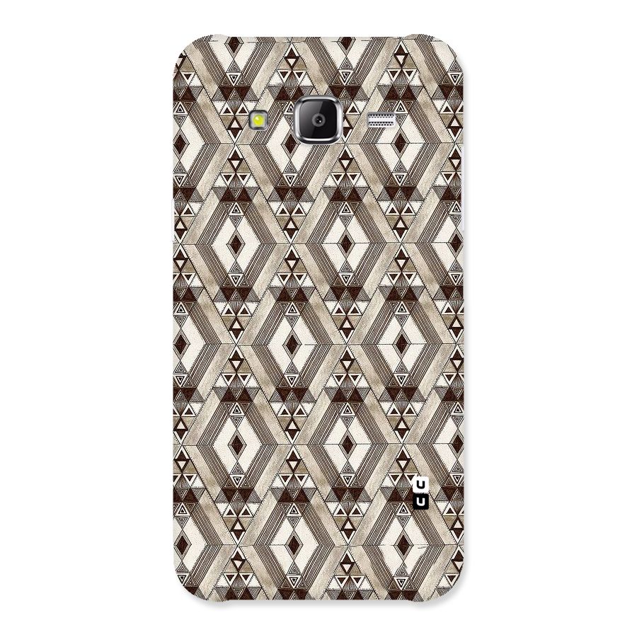 Brown Abstract Design Back Case for Samsung Galaxy J2 Prime