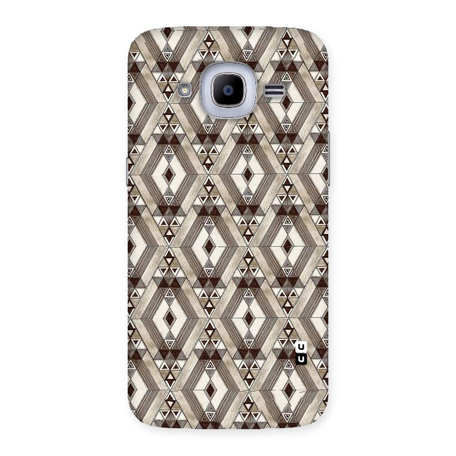Brown Abstract Design Back Case for Samsung Galaxy J2 Pro