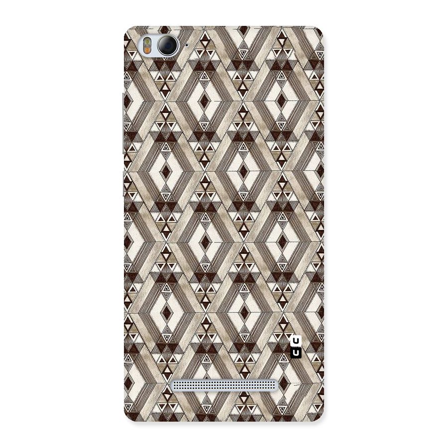 Brown Abstract Design Back Case for Xiaomi Mi4i