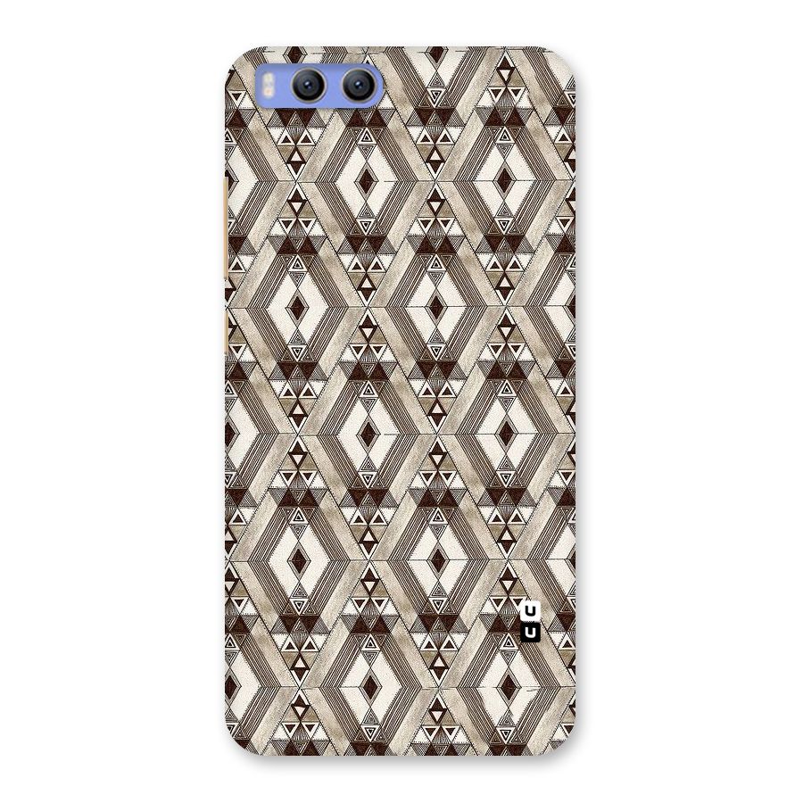 Brown Abstract Design Back Case for Xiaomi Mi 6