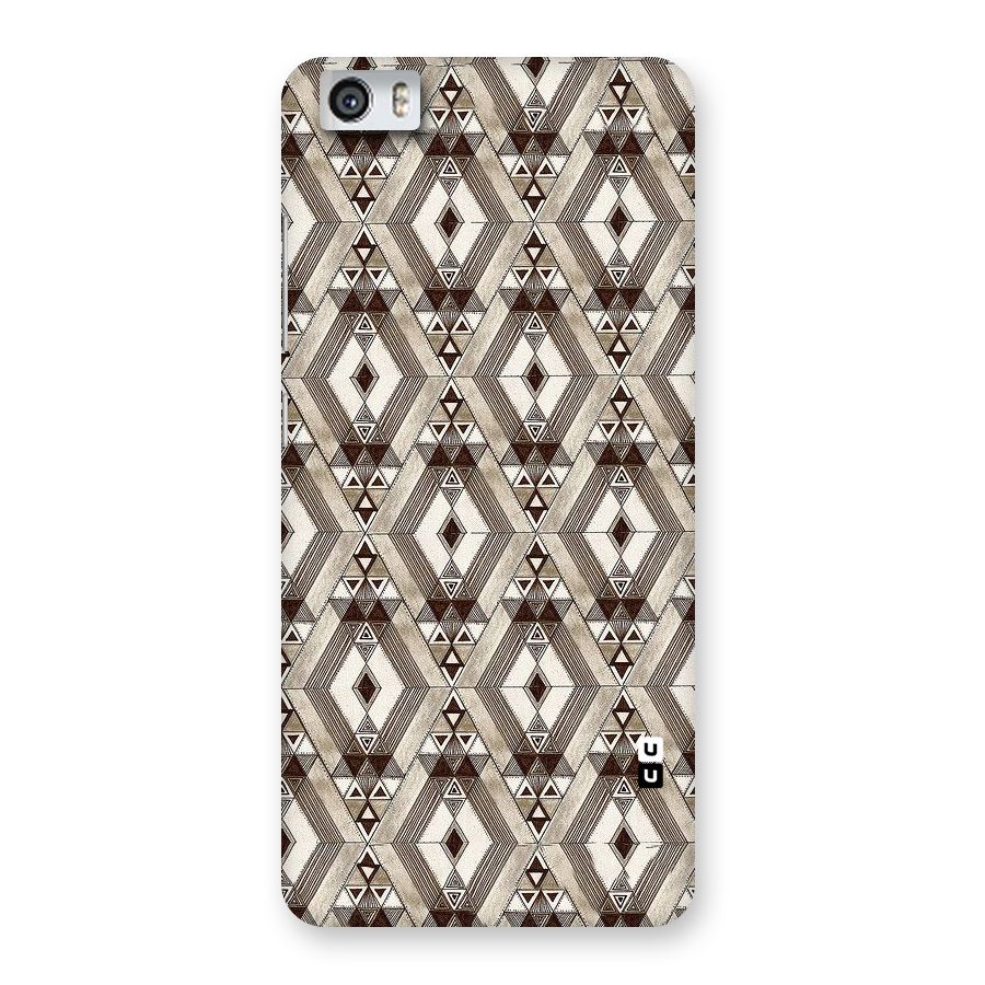 Brown Abstract Design Back Case for Xiaomi Redmi Mi5