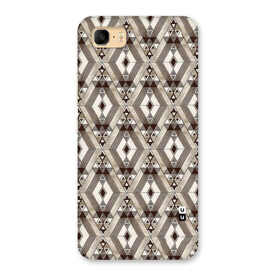 Brown Abstract Design Back Case for Zenfone 3s Max