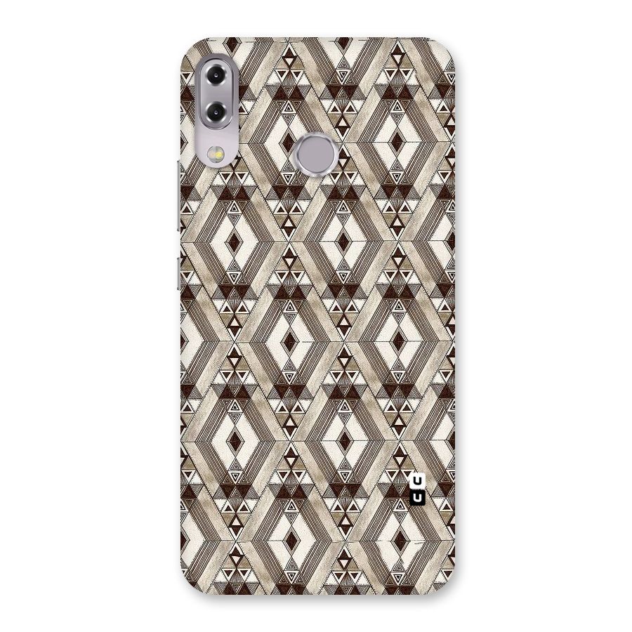 Brown Abstract Design Back Case for Zenfone 5Z