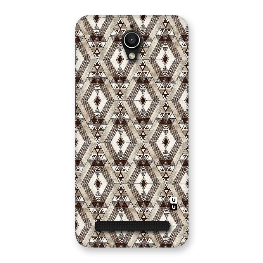 Brown Abstract Design Back Case for Zenfone Go