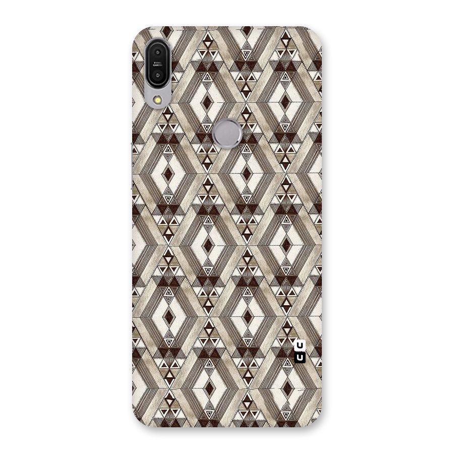 Brown Abstract Design Back Case for Zenfone Max Pro M1