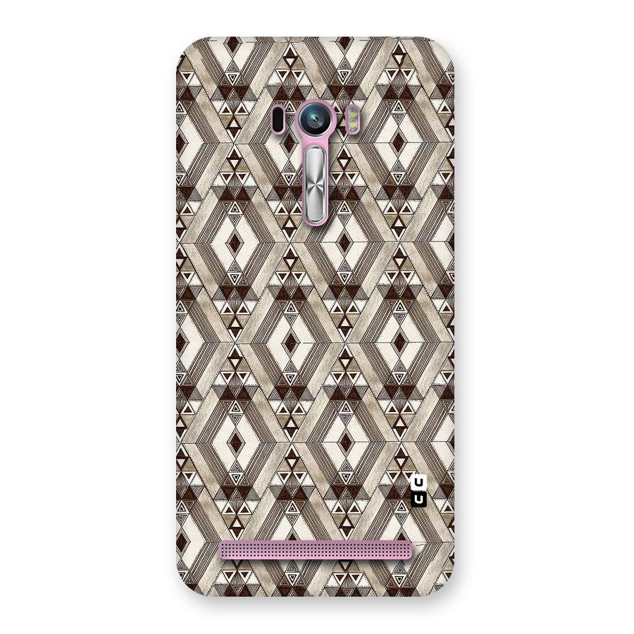 Brown Abstract Design Back Case for Zenfone Selfie
