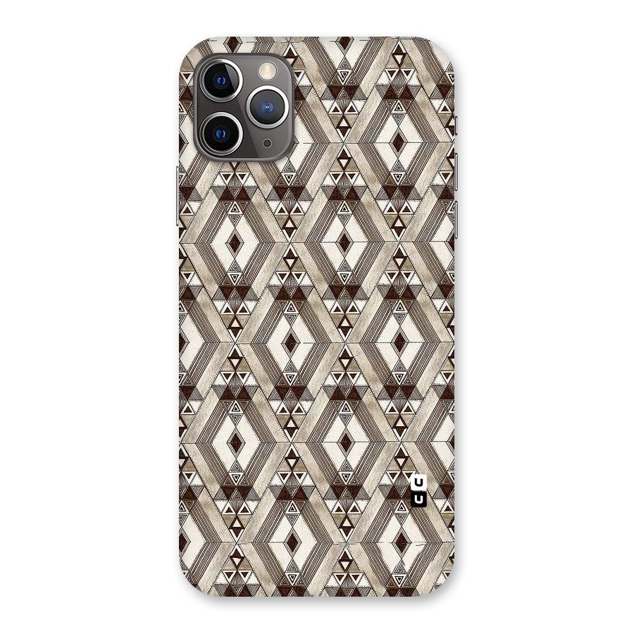 Brown Abstract Design Back Case for iPhone 11 Pro Max