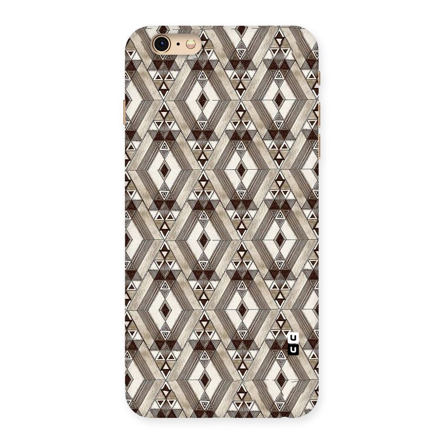 Brown Abstract Design Back Case for iPhone 6 Plus 6S Plus