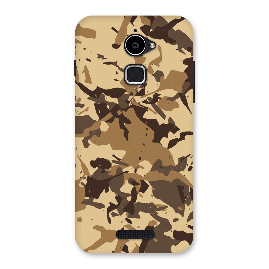 Brown Camouflage Army Back Case for Coolpad Note 3 Lite