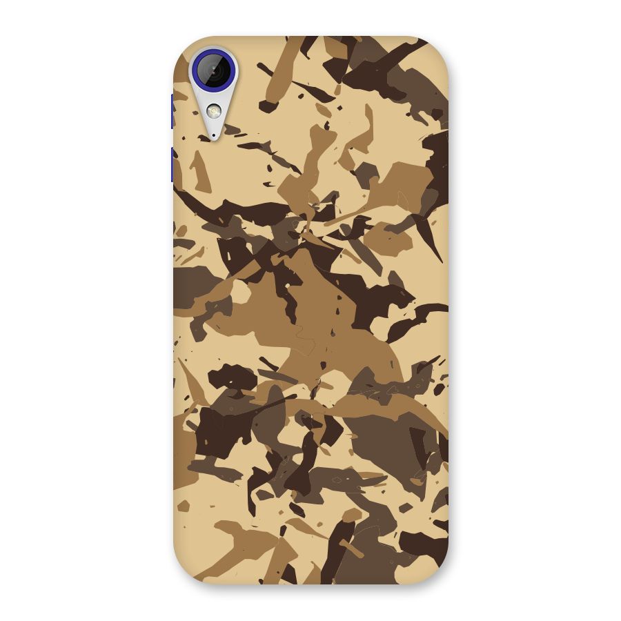 Brown Camouflage Army Back Case for Desire 830