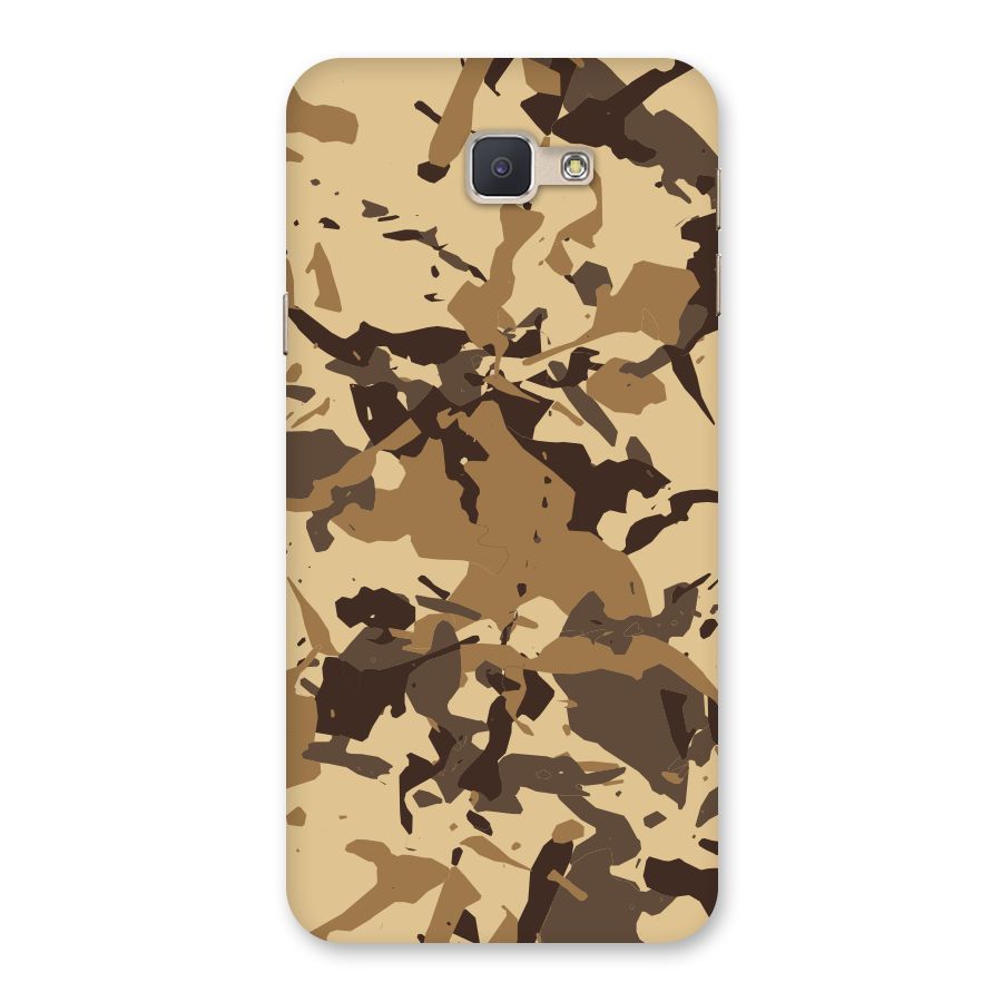 Brown Camouflage Army Back Case for Galaxy J5 Prime