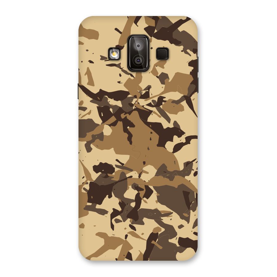 Brown Camouflage Army Back Case for Galaxy J7 Duo