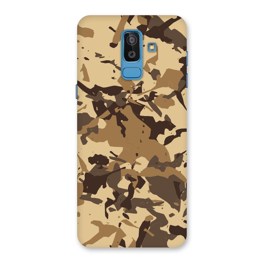 Brown Camouflage Army Back Case for Galaxy J8