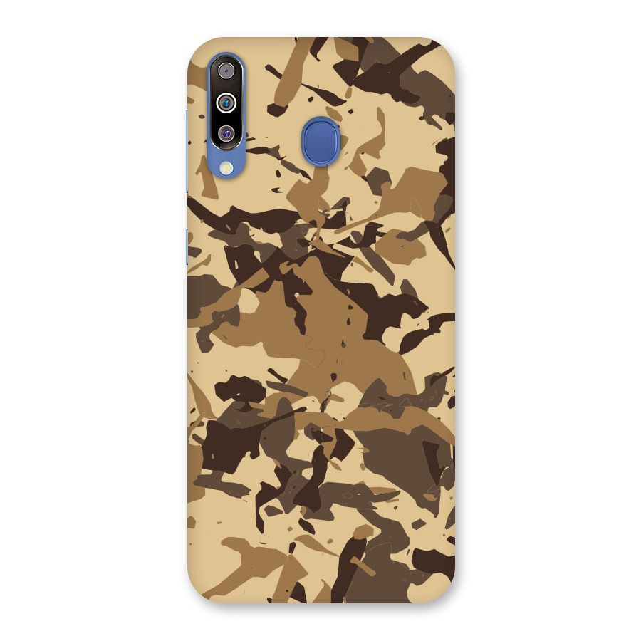 Brown Camouflage Army Back Case for Galaxy M30