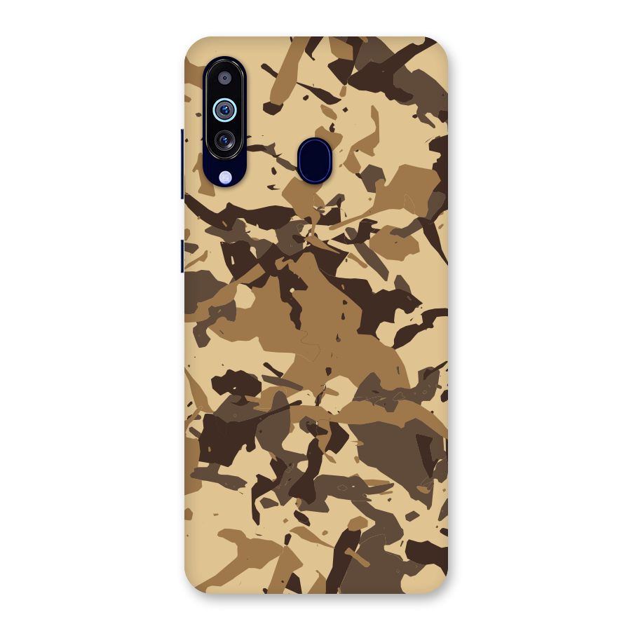 Brown Camouflage Army Back Case for Galaxy M40