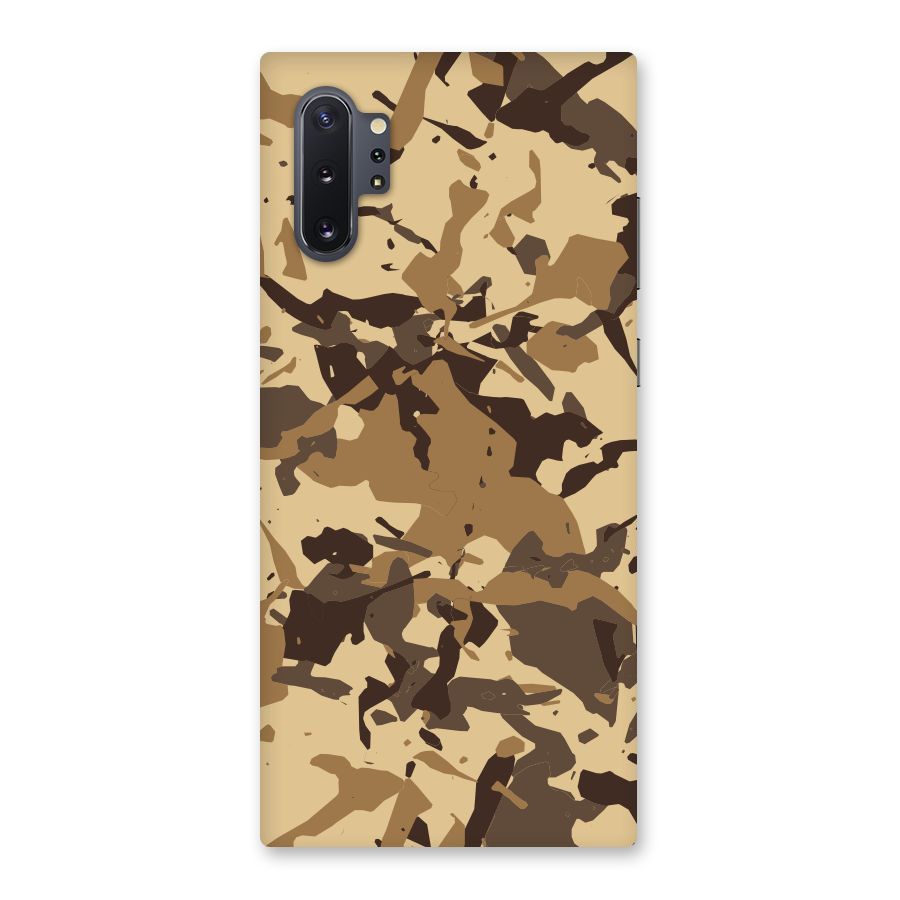 Brown Camouflage Army Back Case for Galaxy Note 10 Plus