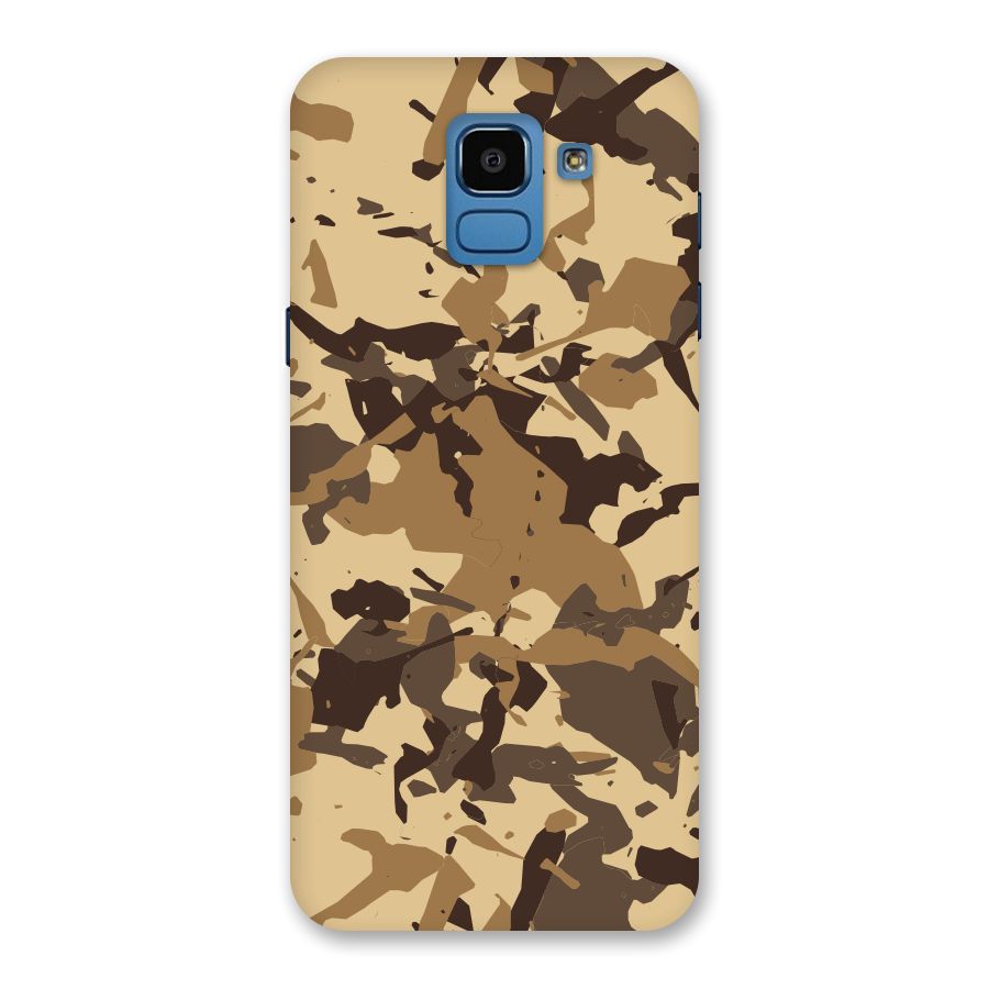 Brown Camouflage Army Back Case for Galaxy On6