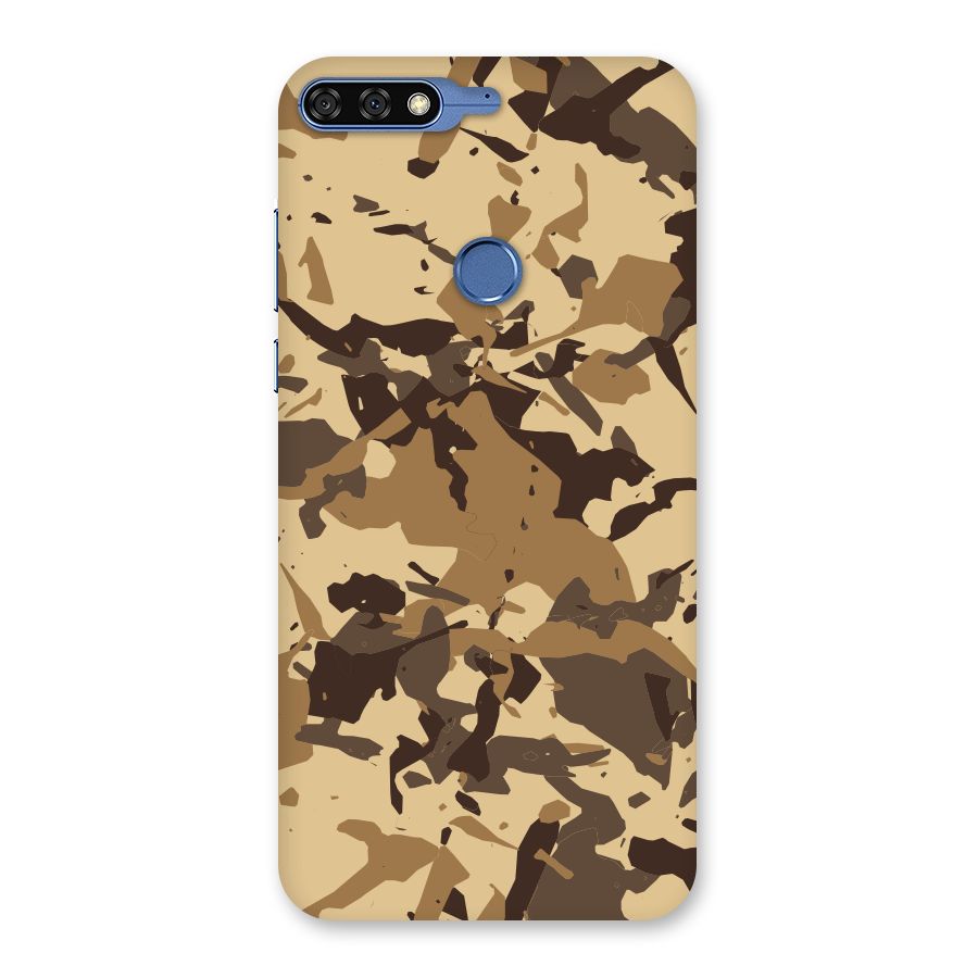 Brown Camouflage Army Back Case for Honor 7C