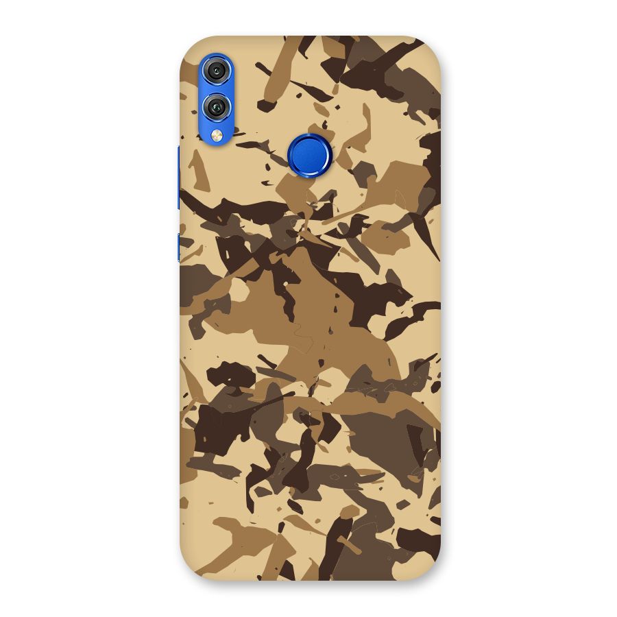 Brown Camouflage Army Back Case for Honor 8X