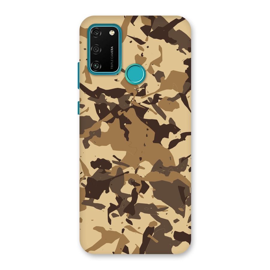 Brown Camouflage Army Back Case for Honor 9A