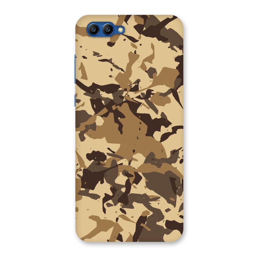 Brown Camouflage Army Back Case for Honor View 10