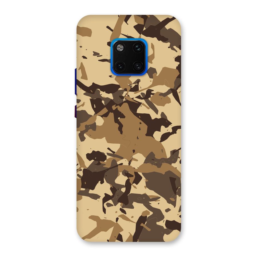 Brown Camouflage Army Back Case for Huawei Mate 20 Pro