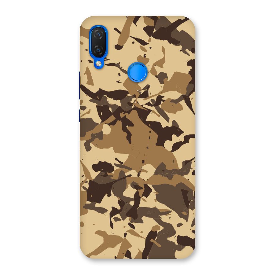 Brown Camouflage Army Back Case for Huawei P Smart+