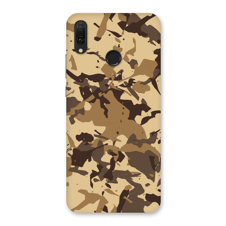 Brown Camouflage Army Back Case for Huawei Y9 (2019)