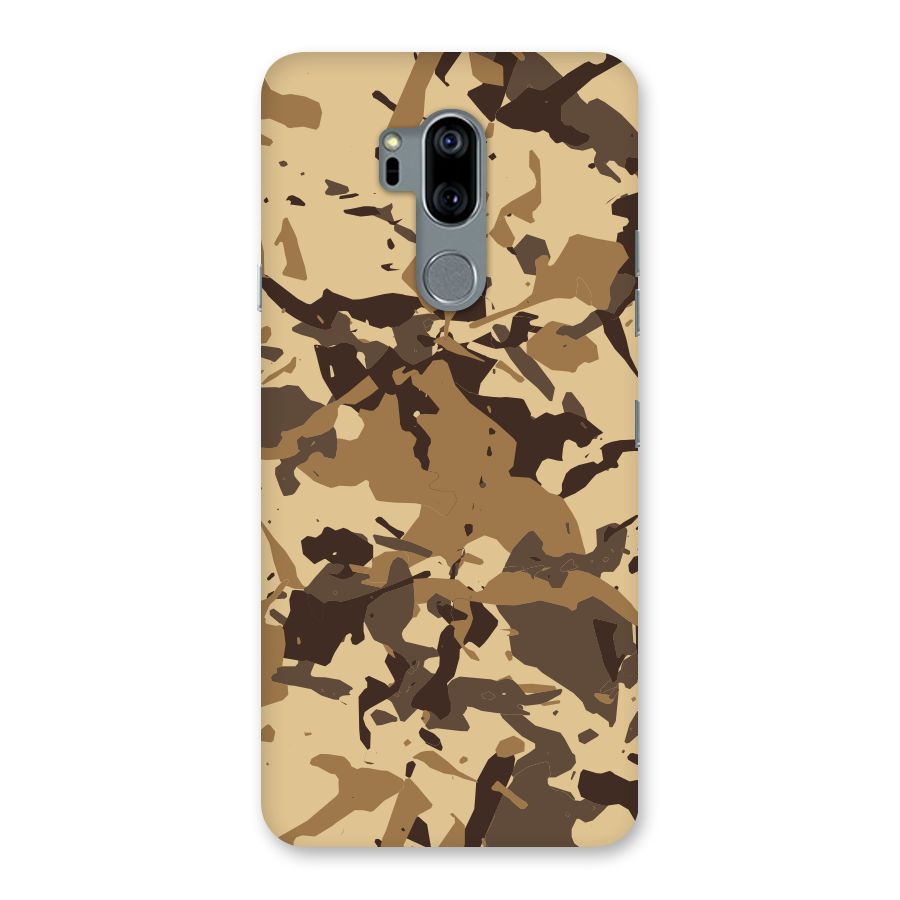 Brown Camouflage Army Back Case for LG G7
