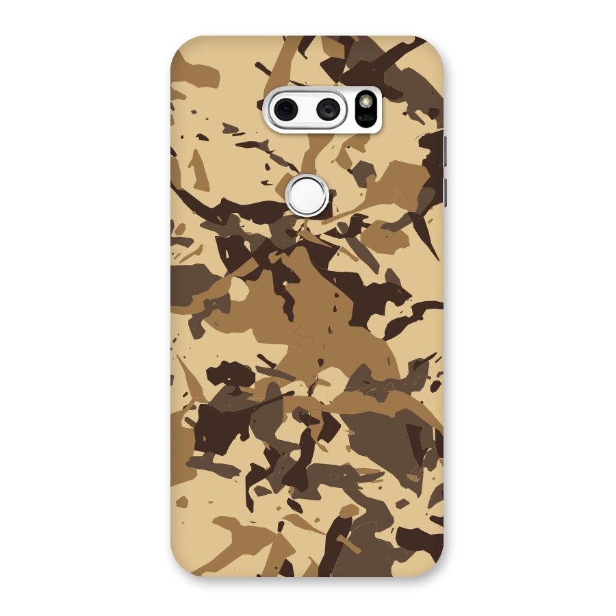 Brown Camouflage Army Back Case for LG V30
