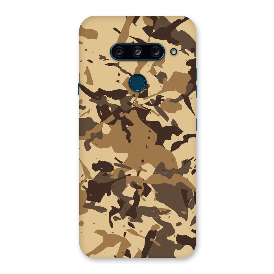 Brown Camouflage Army Back Case for LG  V40 ThinQ