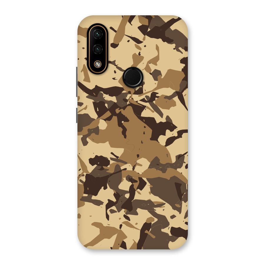 Brown Camouflage Army Back Case for Lenovo A6 Note