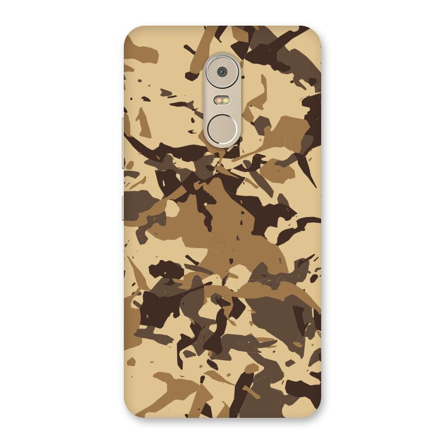 Brown Camouflage Army Back Case for Lenovo K6 Note