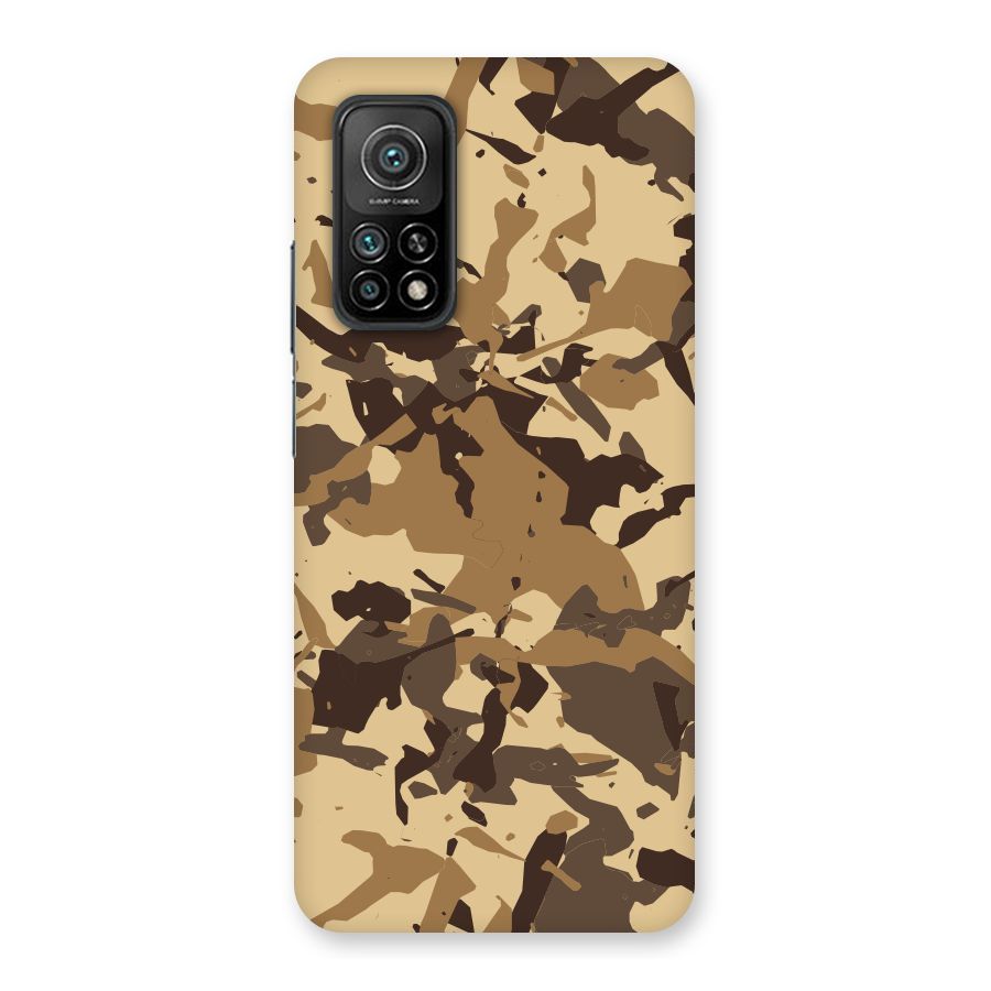 Brown Camouflage Army Back Case for Mi 10T Pro 5G