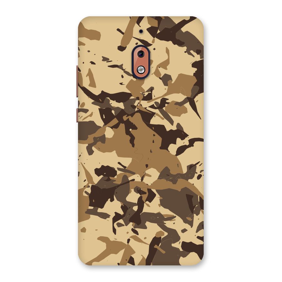 Brown Camouflage Army Back Case for Nokia 2.1