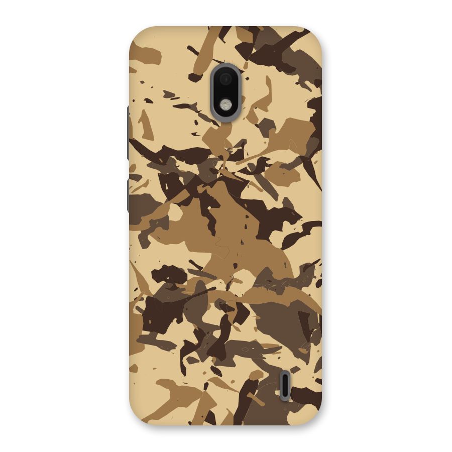 Brown Camouflage Army Back Case for Nokia 2.2