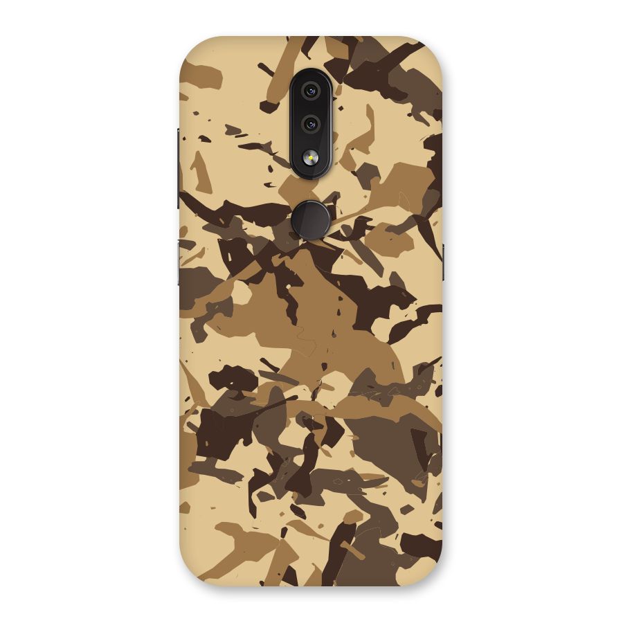 Brown Camouflage Army Back Case for Nokia 4.2