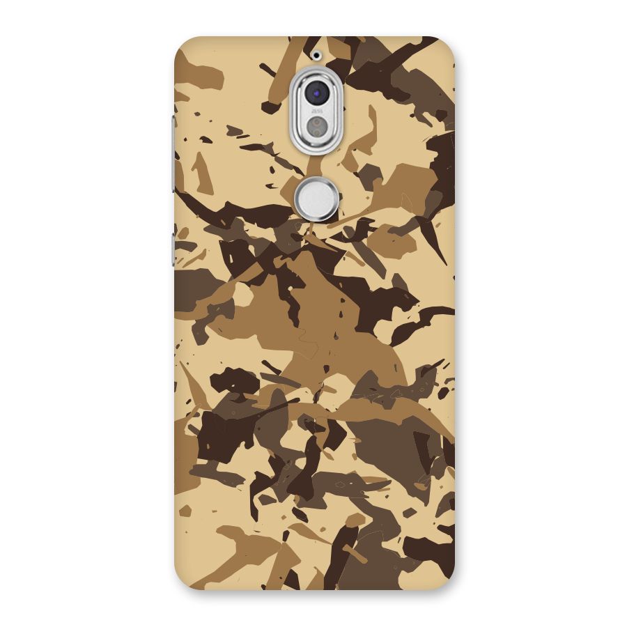 Brown Camouflage Army Back Case for Nokia 7