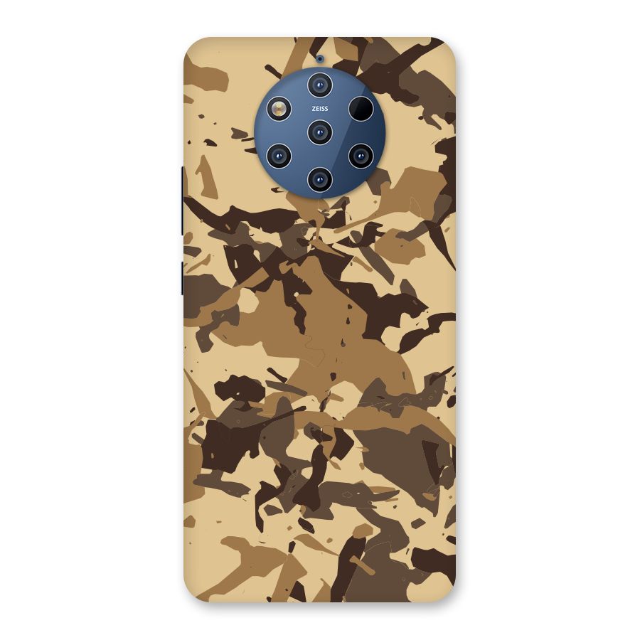 Brown Camouflage Army Back Case for Nokia 9 PureView