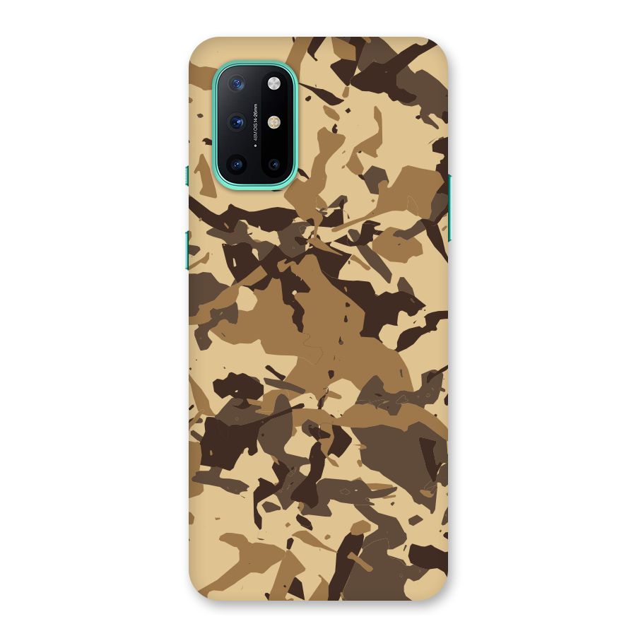 Brown Camouflage Army Back Case for OnePlus 8T