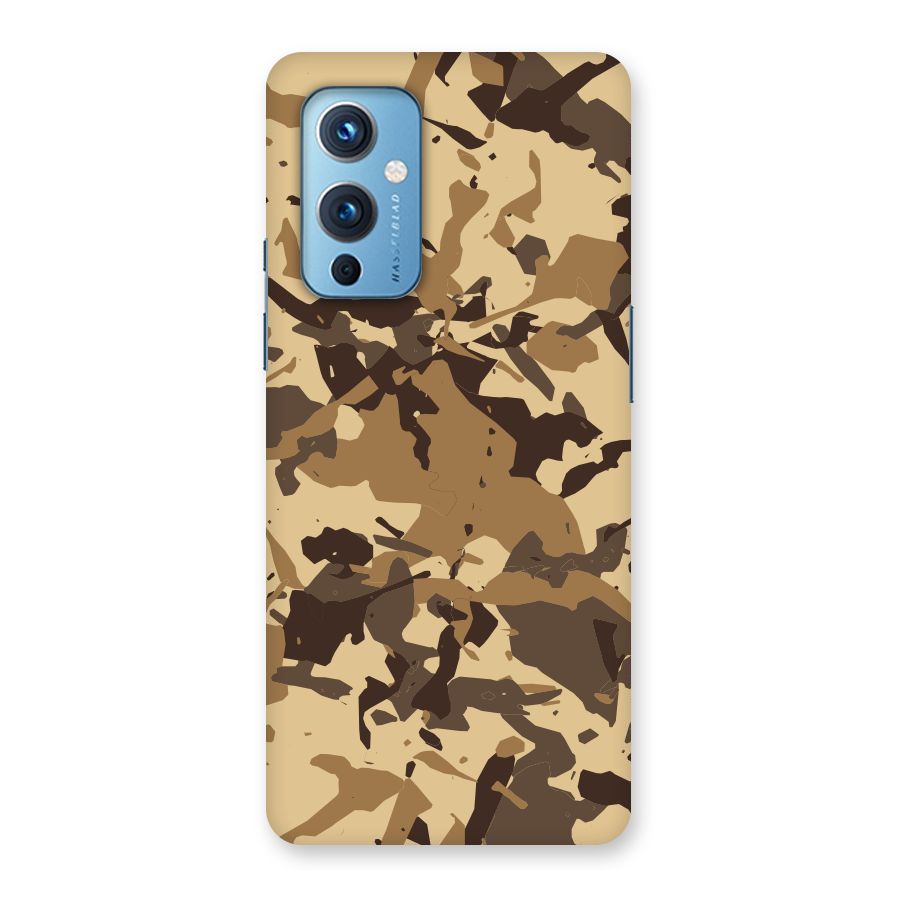 Brown Camouflage Army Back Case for OnePlus 9