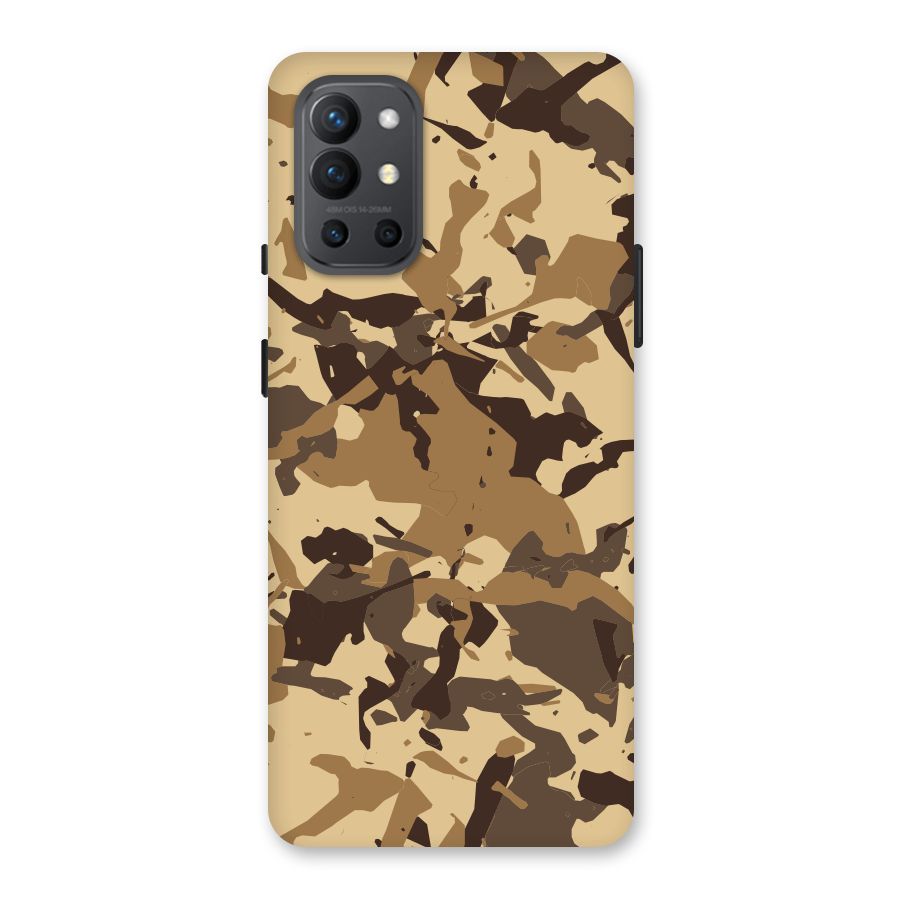 Brown Camouflage Army Back Case for OnePlus 9R