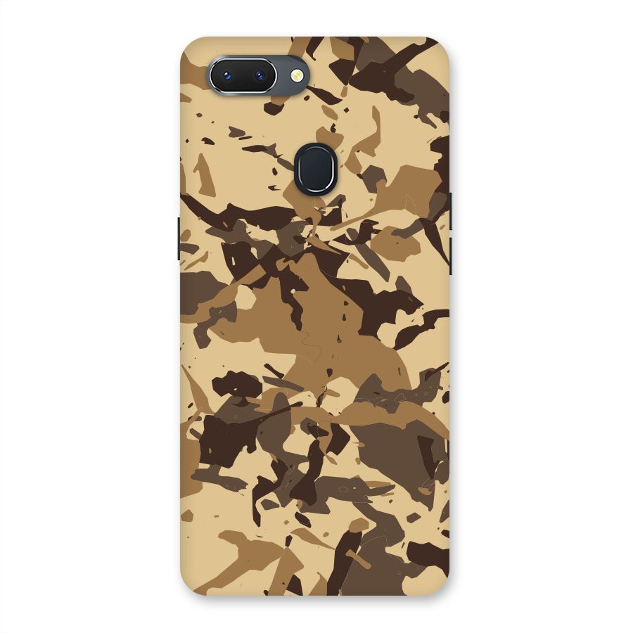Brown Camouflage Army Back Case for Oppo Realme 2
